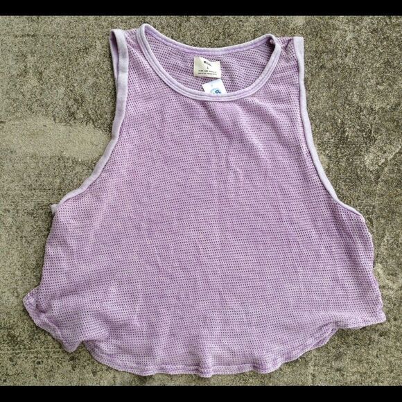 NWT Pins and Needles mesh crop tank. Large - Picture 1 of 1